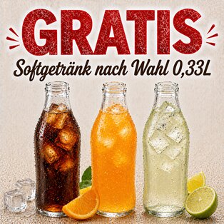 Softgetränk nach Wahl 0,33L